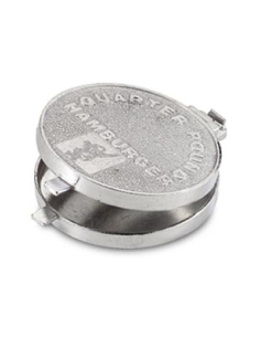 Hamburger mold - Aluminum - Dimensions cm 9.5 Ø