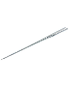 Ago a pinza - Per lardellare - Inox - Dimensioni 19 cm