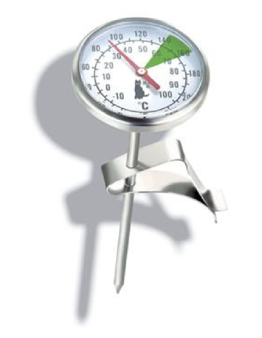 Milk and coffee thermometer