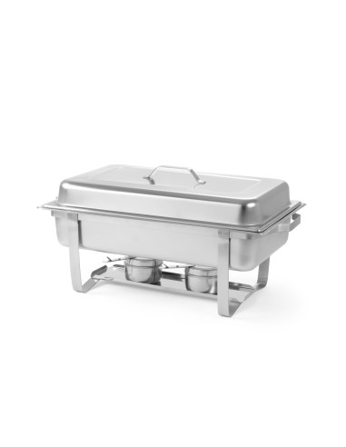 Chafing dish - With containers for fuel - mm 600 x 358 x 295h