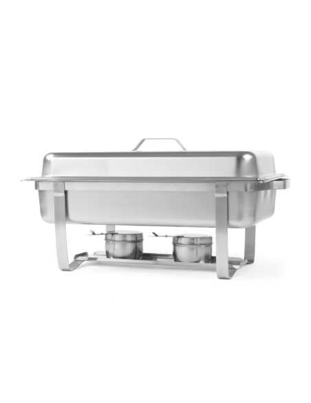 Chafing dish - With containers for fuel - mm 600 x 358 x 295h