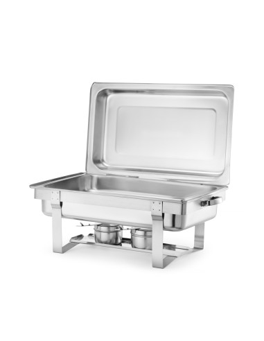 Chafing dish - For GN 1/1 - With containers for fuel - mm 585 x 385 x 315h