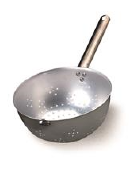 Colapasta sferico - 1 manico - Alluminio - Spessore 3 mm