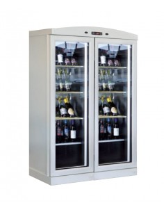 Espositore per vini - Monotemperatura: +2°C / + 18°C -...