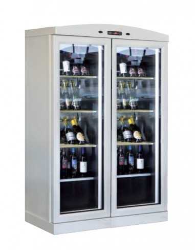 Espositore per vini - Combinato: Temp. +2°C / +...