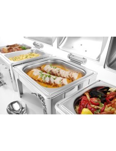 Chafing dish GN 1/1 - Mirror finish - Double container... 2