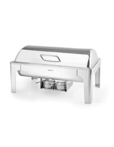 Chafing dish GN 1/1 - Mirror finish - Double container for fuel - mm 570 x 405 x 320h