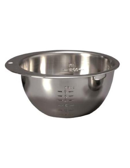 Graduated stainless steel cup
