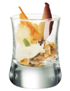 Glass - Capacity 6 cl - OZ 2 1/8 - Dimensions cm 4.9 Ø x...