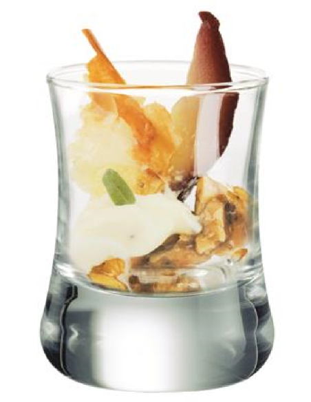Vaso - Capacidad 6 cl - OZ 2 1/8 - Dimensiones cm 4,9 Ø x 6,8 h