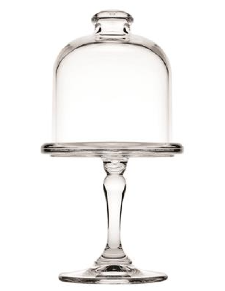 Soporte para tartas - Cúpula - Dimensiones cm 10 Ø x 19,8 h