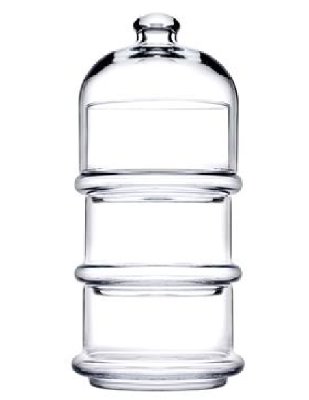 Cuencos pequeños - Número de 3 piezas - Cúpula - Dimensiones cm 12 Ø x 26 h