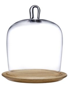 Piatto torta in legno - Campana - Dimensioni cm 20.3 Ø x... 2