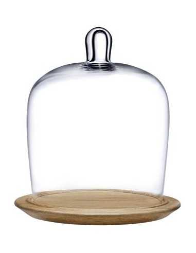 Wooden cake plate - Hopper - Dimensions cm 20.3...