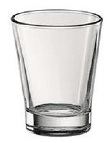 Glass 9 cl - Oz 3 1/8 - Dimensions cm 5.8 Ø x 7 h