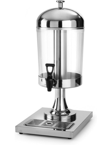 Juice dispenser - With refrigerating cylinder - Capacity Lt. 8 - mm 265 x 350 x 580h