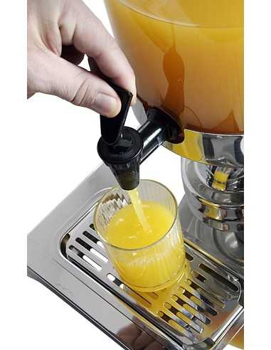 Juice and beverage dispenser 8 liters with ice cylinder