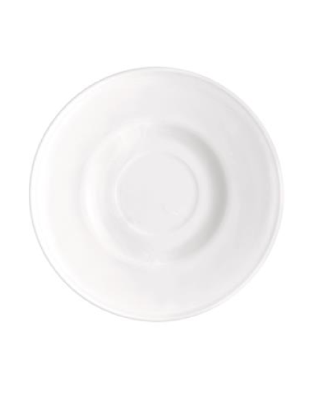 Plate for coffee cup - White - Dimensions cm 12.2 Ø