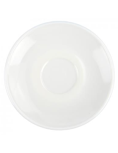 Plate for coffee cup - White - Dimensions cm 11.2 Ø