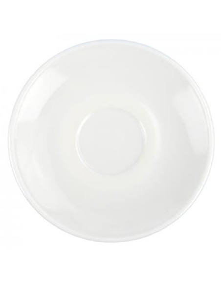 Piatto per tazza caffè - Bianco - Dimensioni cm 11.2 Ø