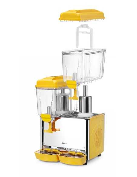 Distributore di succhi - Temperatura regolabile - Capacità Lt. 12 x 2 - mm 430 x 430 x 640h