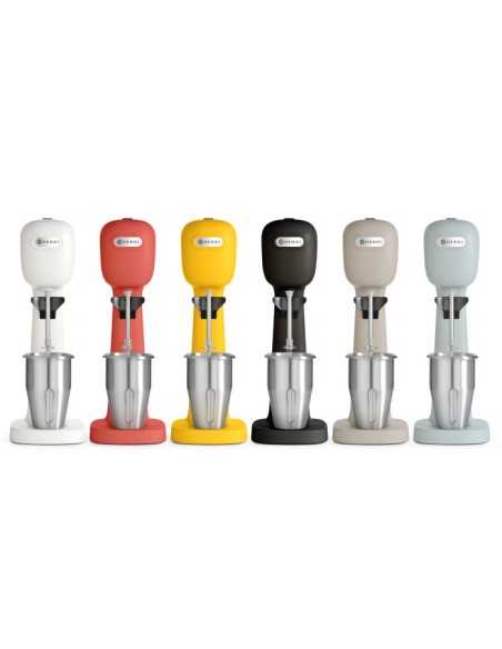 Frullatore milkshake - Bianco - Design by Bronwasser - Potenza W 400 - Doppia velocità - mm 170 x 196 x 490h