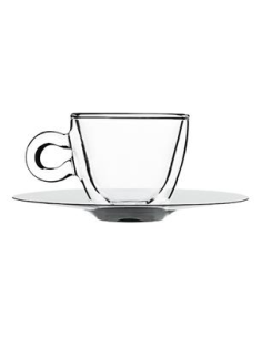 Cappuccino cup 16.5 cl - Stainless steel plate - 5 1/4 oz... 2