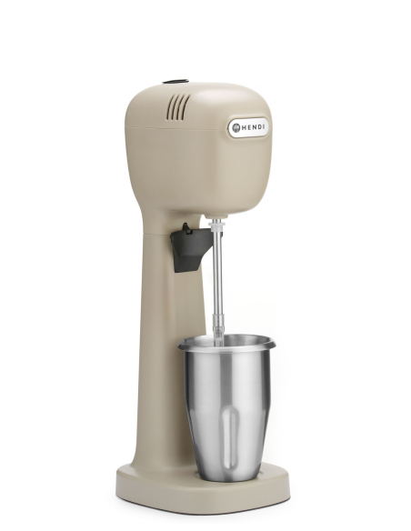 Frullatore milkshake - Taupè - Design by Bronwasser - Potenza W 400 - Doppia velocità - mm 170 x 196 x 490h