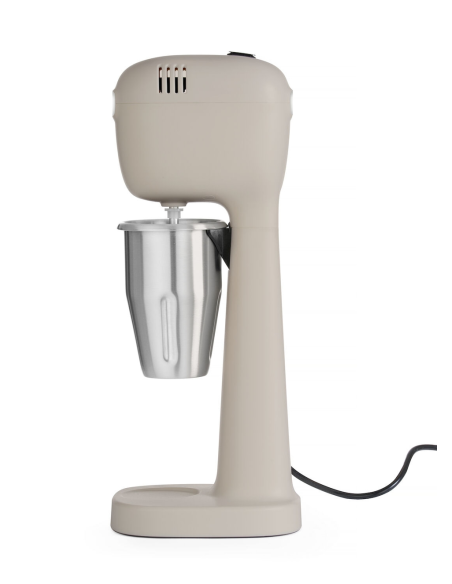 Frullatore milkshake - Taupè - Design by Bronwasser - Potenza W 400 - Doppia velocità - mm 170 x 196 x 490h