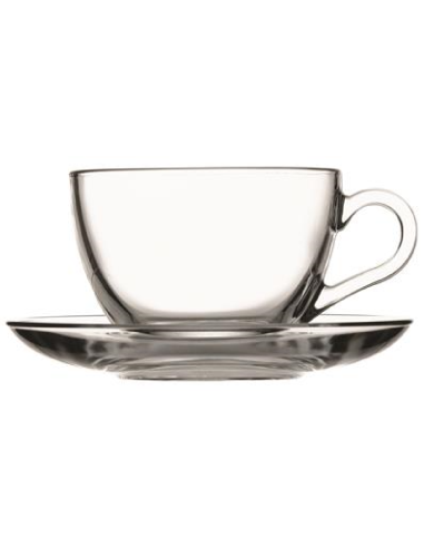 Coffee cup 9 cl - Plate - 3 oz - Dimensions cm 8.2 Ø x 5.2 h