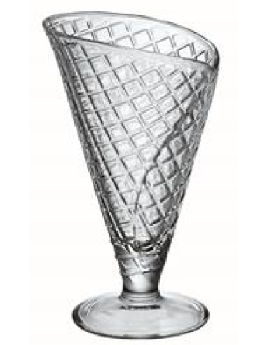 Vaso para helado 28 cl - 9 3/4 oz - Dimensiones cm 9,4 Ø x 16,8 h