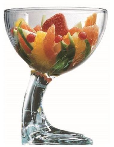 Vaso para helado 36 cl - Oz 12 1/4 - Dimensiones cm 11 Ø x 14 h