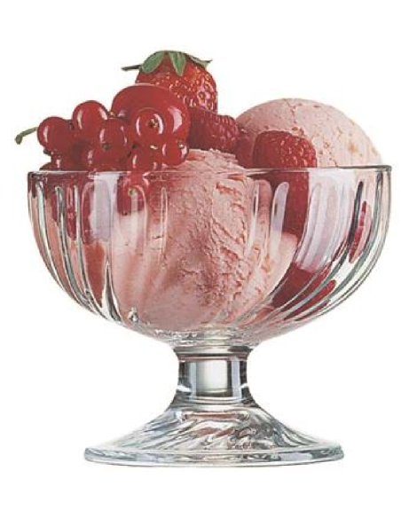 Coppa gelato 38 cl - Oz 12 3/4 - Dimensioni cm 11.7 Ø x 9.4 h