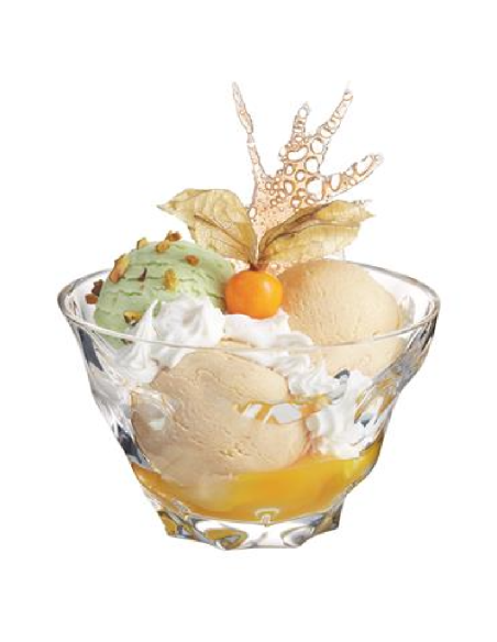 Coppa gelato 20 cl - Oz 6 3/4 - Dimensioni cm 10 Ø x 6.2 h