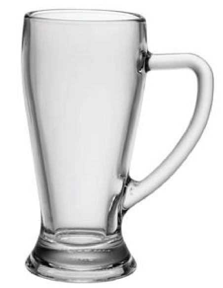 Bicchiere birra 39,2 cl - Oz 13 1/4 - Dimensioni cm 7.6 Ø x 16.8 h