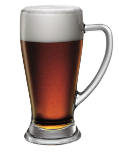 Bicchiere birra 50.5 cl - Oz 17 1/4 - Dimensioni cm 8.4 Ø...