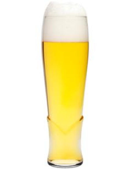 Beer glass 45.5 cl - Dimensions cm 7 Ø x 21.5 h