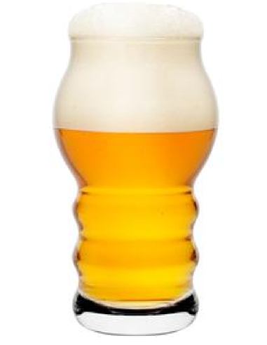 Beer glass 43.5 cl - Dimensions cm 8.5 Ø x 15.5 h