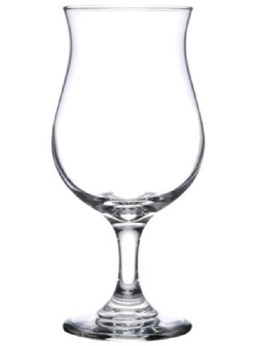Beer glass 39 cl - Oz 13 1/4 - Dimensions cm 9.2 Ø x 17.8 h