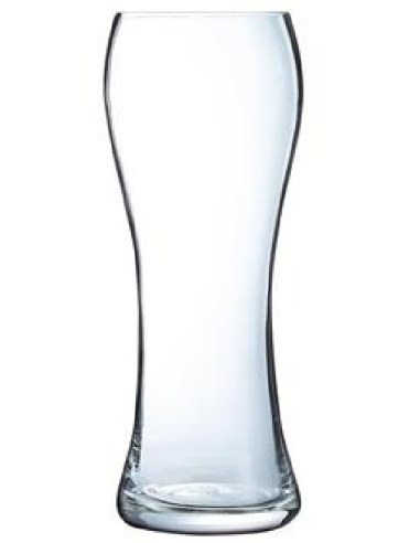 Beer glass 59 cl - Oz 19 3/4 - Dimensions cm 8.3 Ø x 21 h