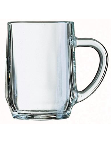 Beer glass 28 cl - Oz 9 1/4 - Dimensions cm 7.1 Ø x 10.3 h