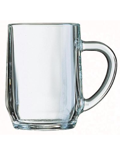 Beer glass 28 cl - Oz 9 1/4 - Dimensions cm 7.1 Ø x 10.3 h 2