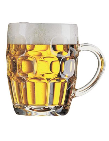 Beer glass 57 cl - Oz 19 1/4 - Dimensions cm 9.9 Ø x 12.5 h