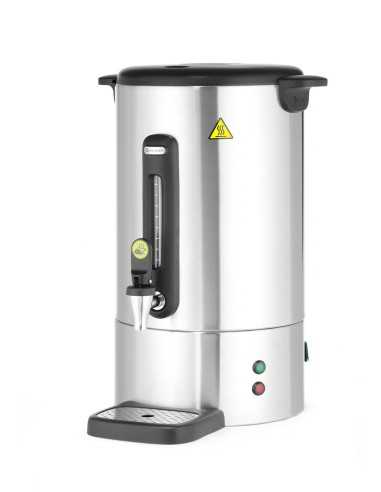 Electric coffee percolator 14 liter in steel and polypropylene