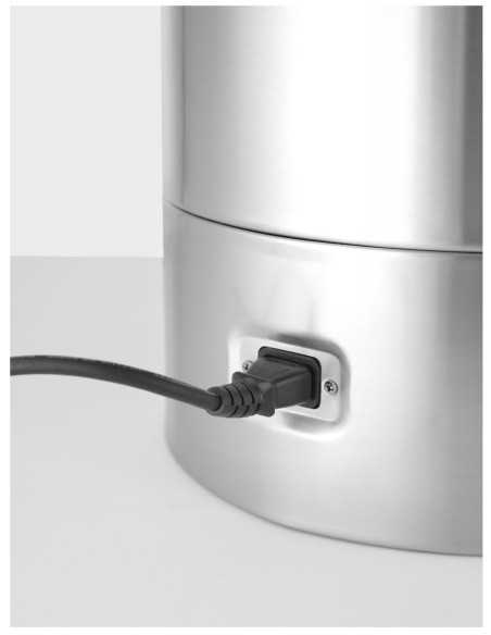 Bollitore per bevande calde - In acciaio - Capacità Lt. 9 - Potenza W 950 - mm 307 x 330 x 450h