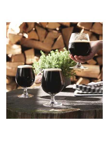 Vaso de cerveza 53 cl - 18 oz - Dimensiones cm 9,9 Ø x 14,9 h