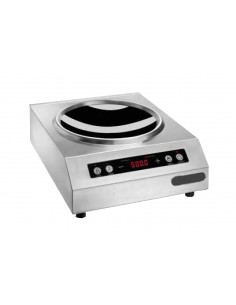 Induction wok - Timer from 1 to 180 minutes - cm 40x48.5x18h