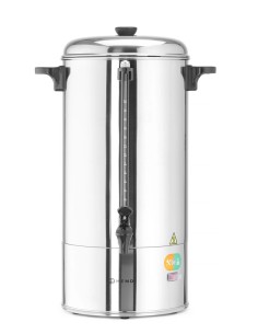 Electric coffee percolator 16 liters in steel 2