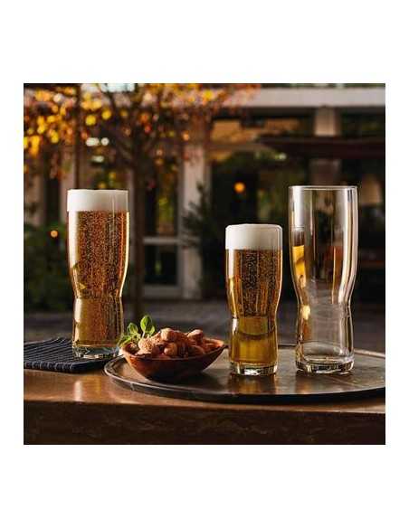 Beer glass 29.5 cl - 10 oz - Dimensions cm 6 Ø x 15.3 h