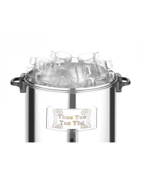 Bollitore per bevande calde - In acciaio - Capacità Lt. 30  - Potenza W 2200 - mm 500 x 465 x 490h